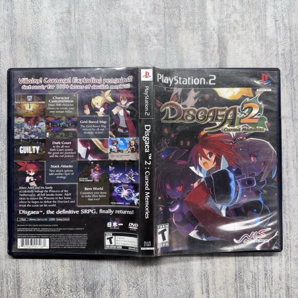 Disgaea 2: Cursed Memories (Sony PlayStation 2, 2006) PS2 CIB Complete - Picture 4 of 4